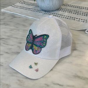 Butterfly glitter Cap